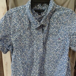 Tommy Hilfiger Blue Floral Women's Shirt